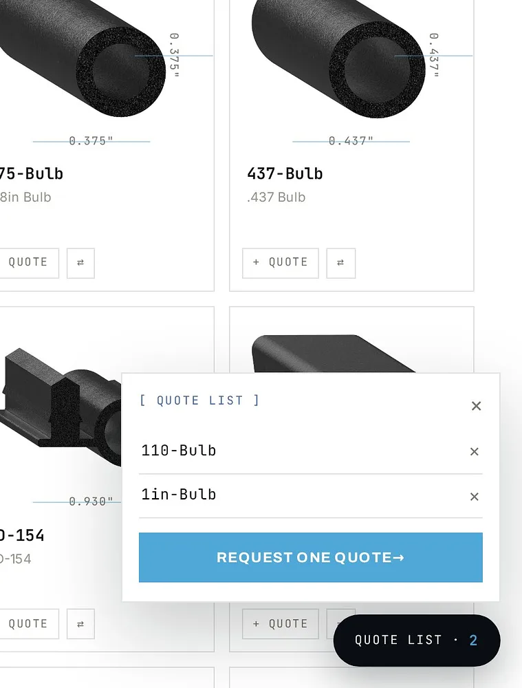 Collect parts, send one enquiry