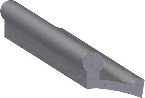Cross-section of DD-016